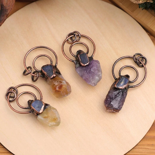 ✨【New Arrival｜Kyanite Double Crystal Pendant】