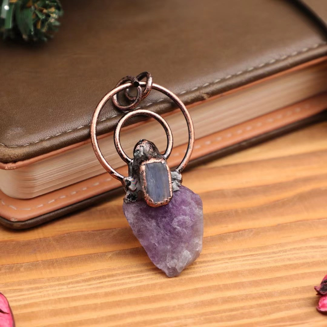 ✨【New Arrival｜Kyanite Double Crystal Pendant】